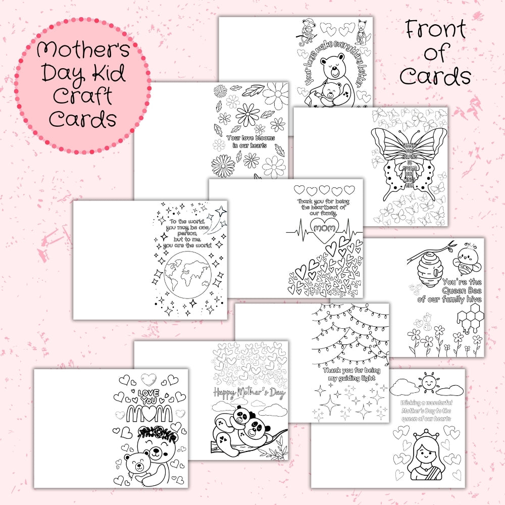 Mother's Day Cards Kid Craft