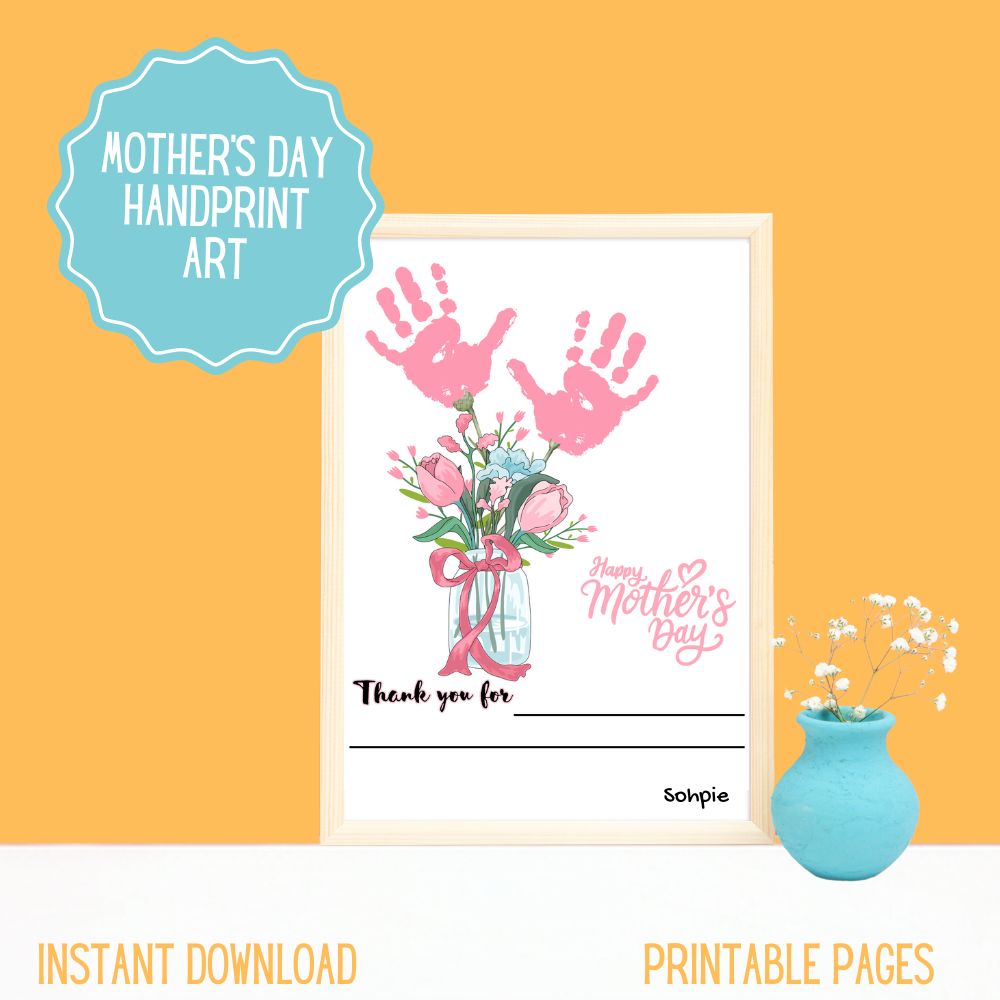 Mother's Day Handprint Art