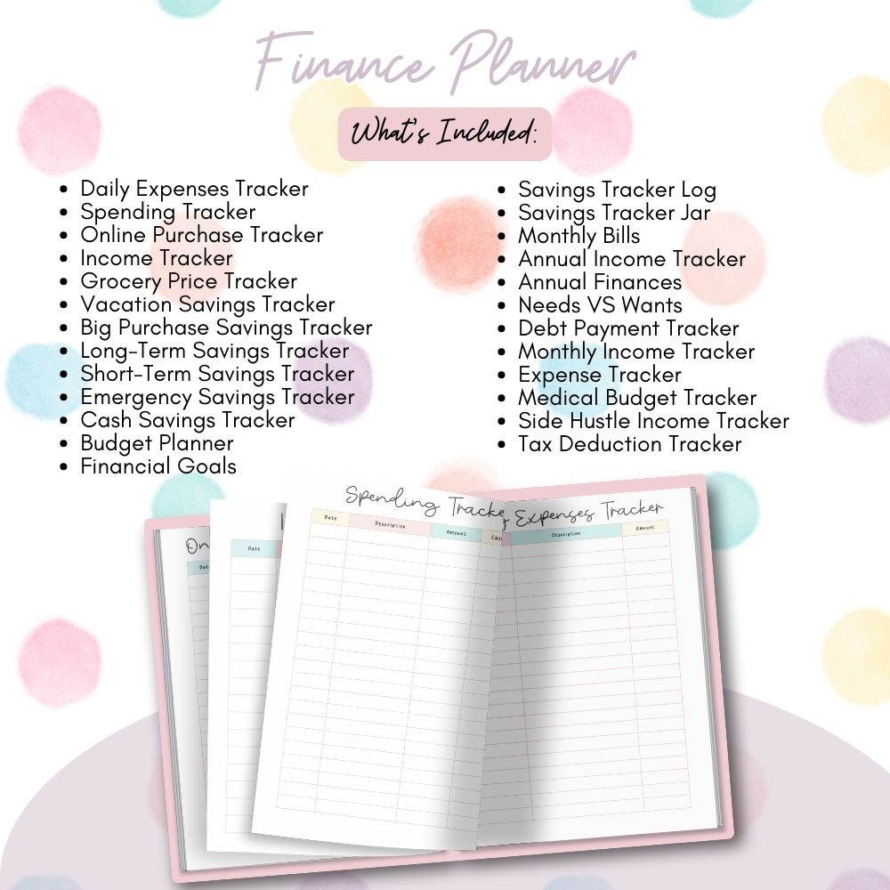 PLR ADHD Planner | Polka Dot Editable Focus & Routine Templates
