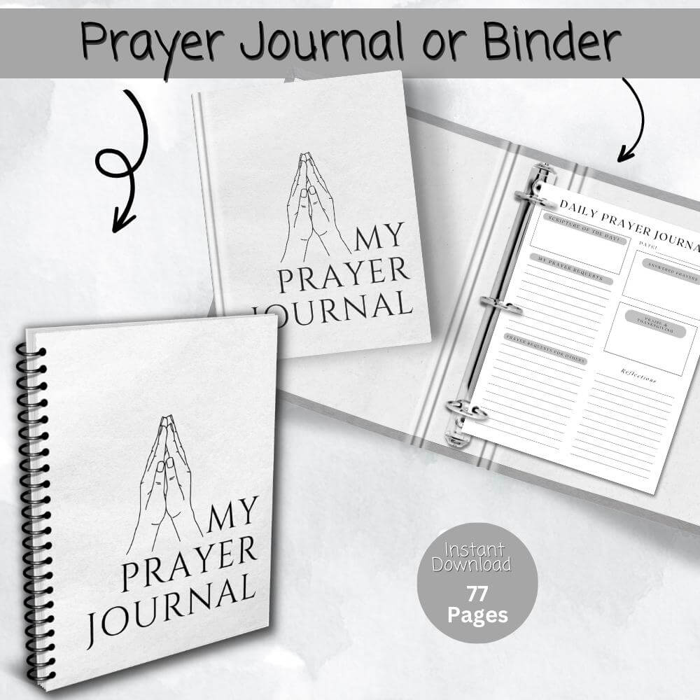 PLR Prayer Journal | Journals for faith and reflection | My Store