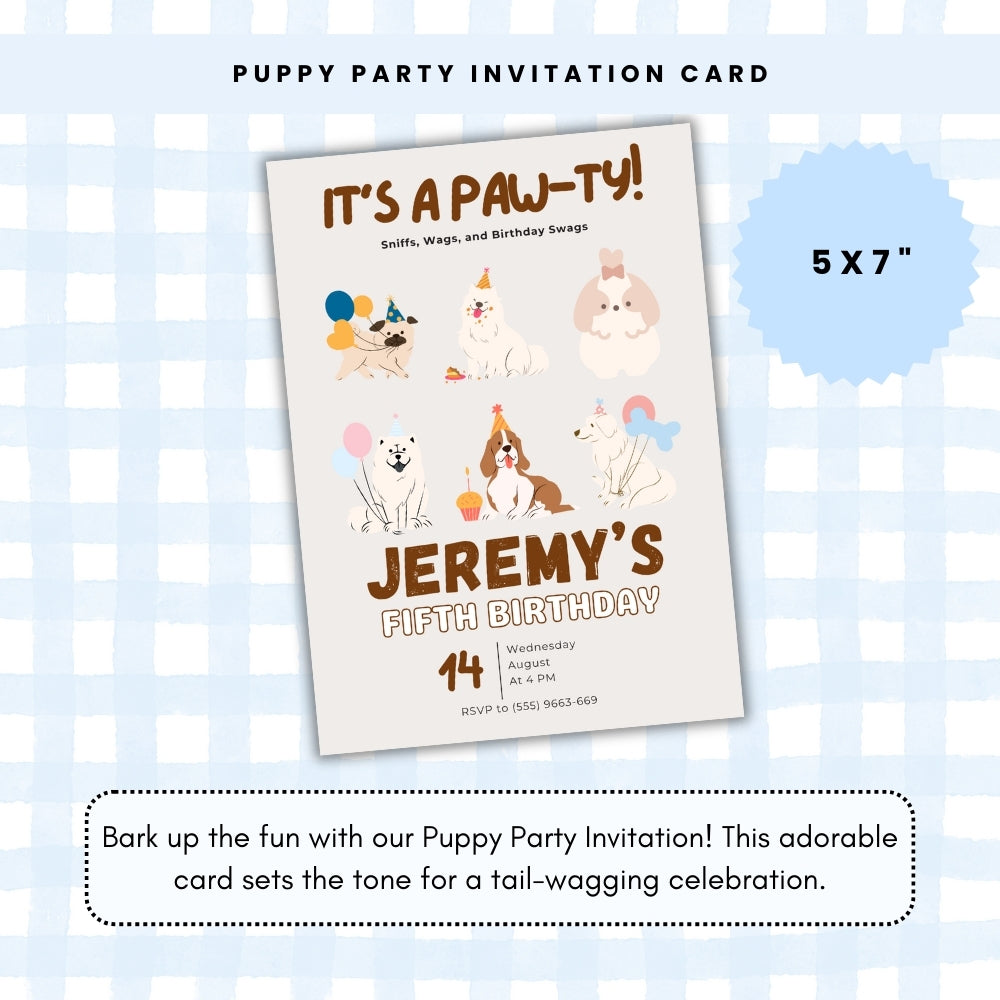 Puppy Party Bundle for Boy