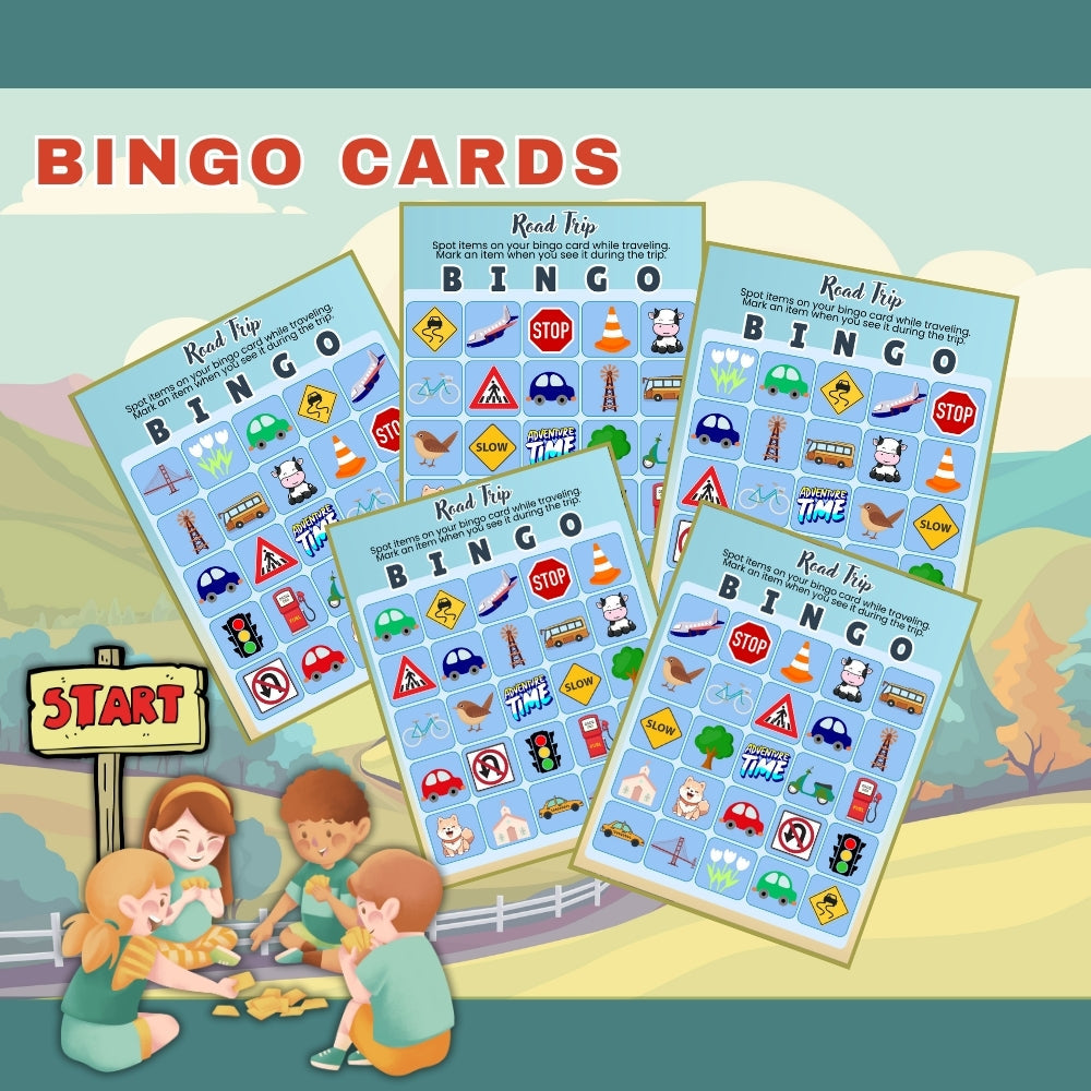 Road Trip Activities for Kids – 21 Fun Travel Printables