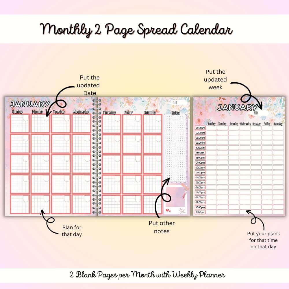 Road Trip Planner in Pink | Fun Stylish & Organized Travel