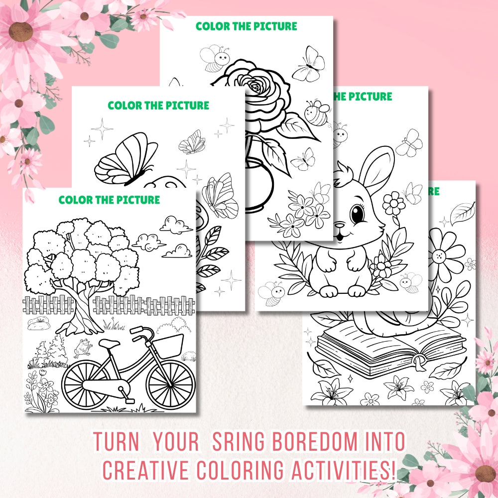 Spring Boredom Buster Pack – 31 Fun Printable Activities