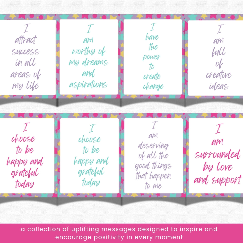 Affirmation Card Bundle Stars Design