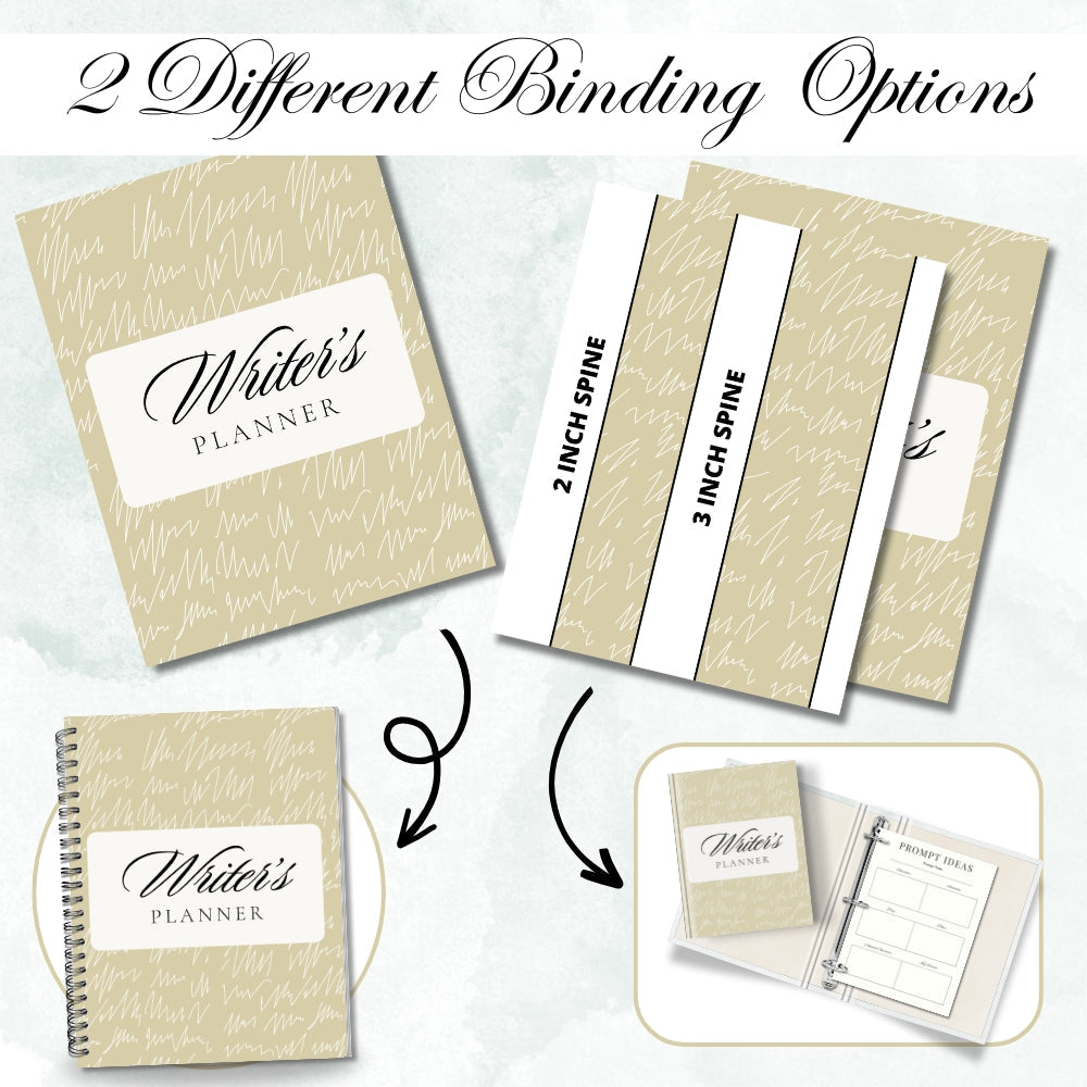 PLR Writer’s Planner | Printable & Editable Writing Templates