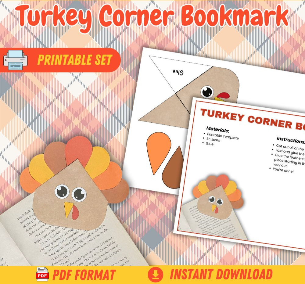 Turkey Corner Bookmark