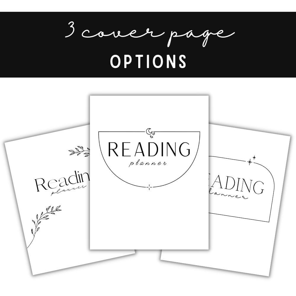 Black & White Reading Planner