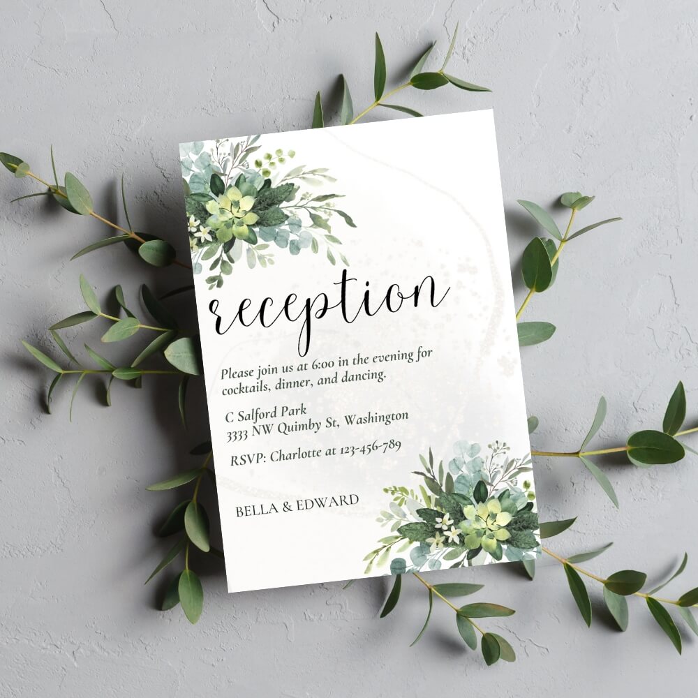 Floral Wedding Bundle – 21 Canva Templates