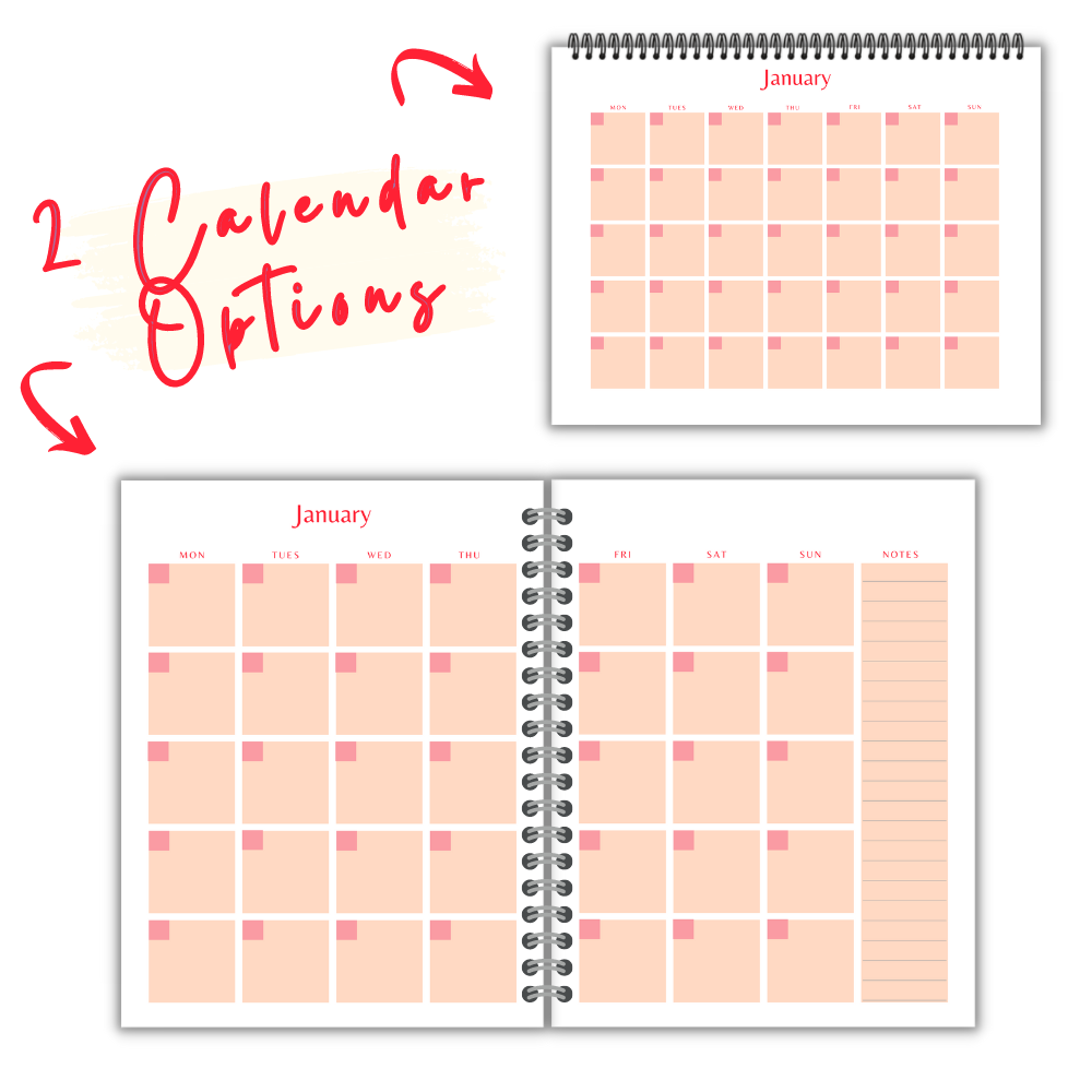 Red Craft Planner | Organize Projects Supplies & Creative Ideas