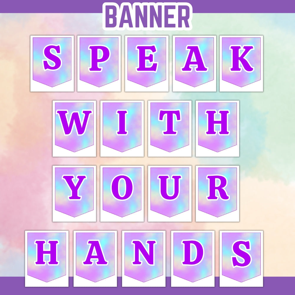 Sign Language Posters – 21 Fun Printable Pages