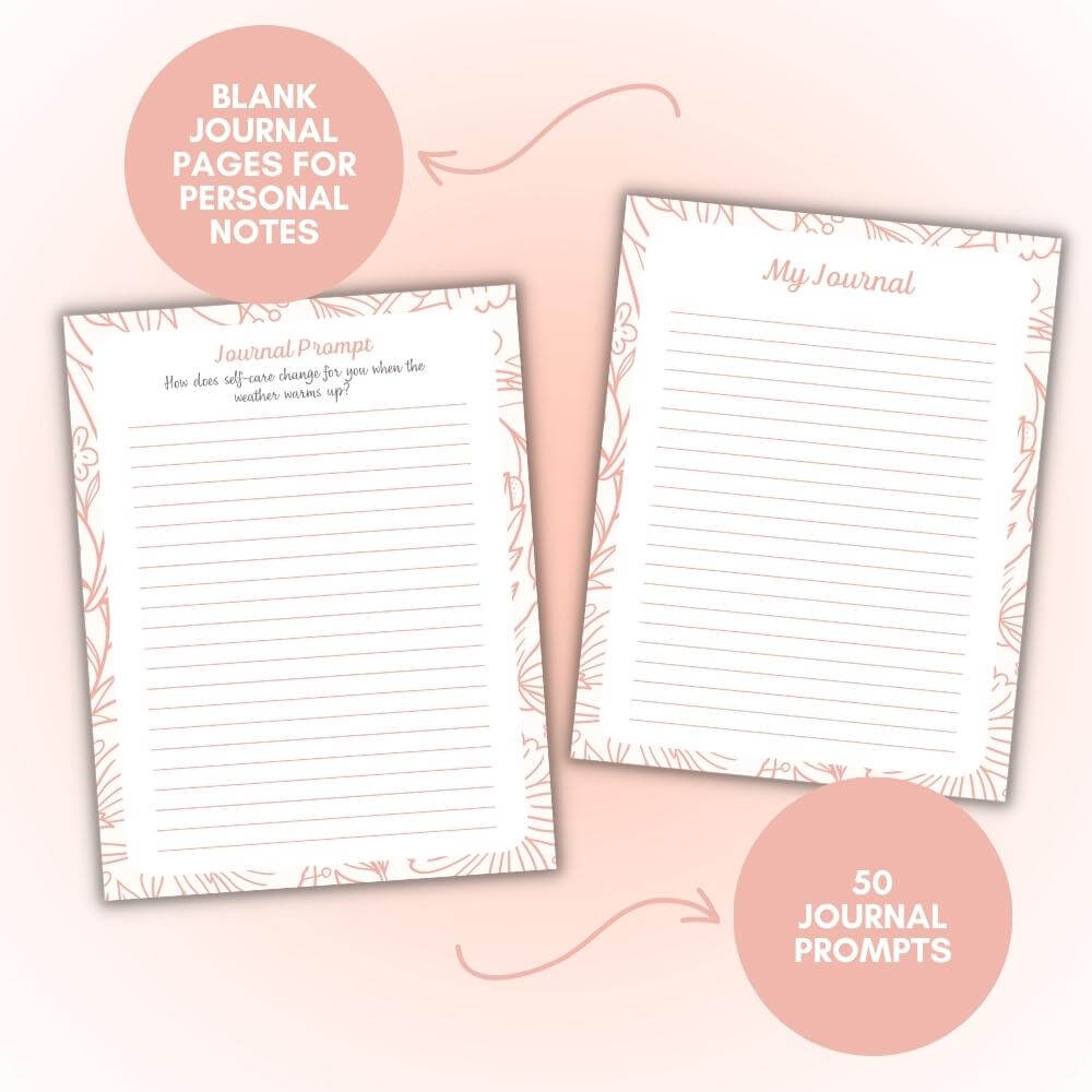 Spring Journal – 113 Page Floral Printable