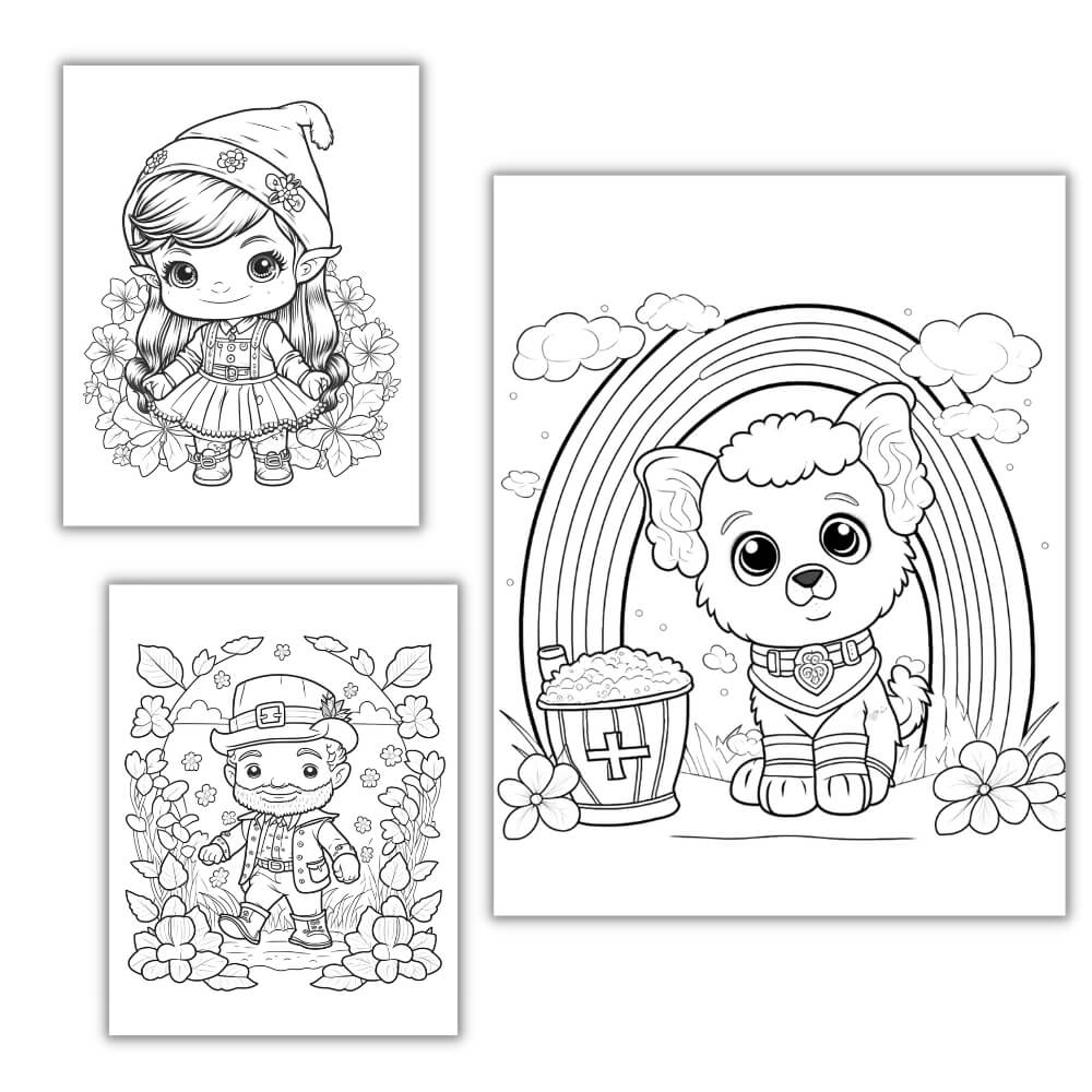 St. Patrick’s Day Coloring Pages – 11 Printables