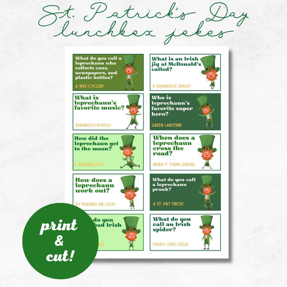 St. Patrick’s Day Decorations & Game Bundle – 27 Pages
