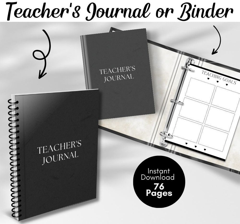 PLR Teacher Journal | Journals for teachers | My Store