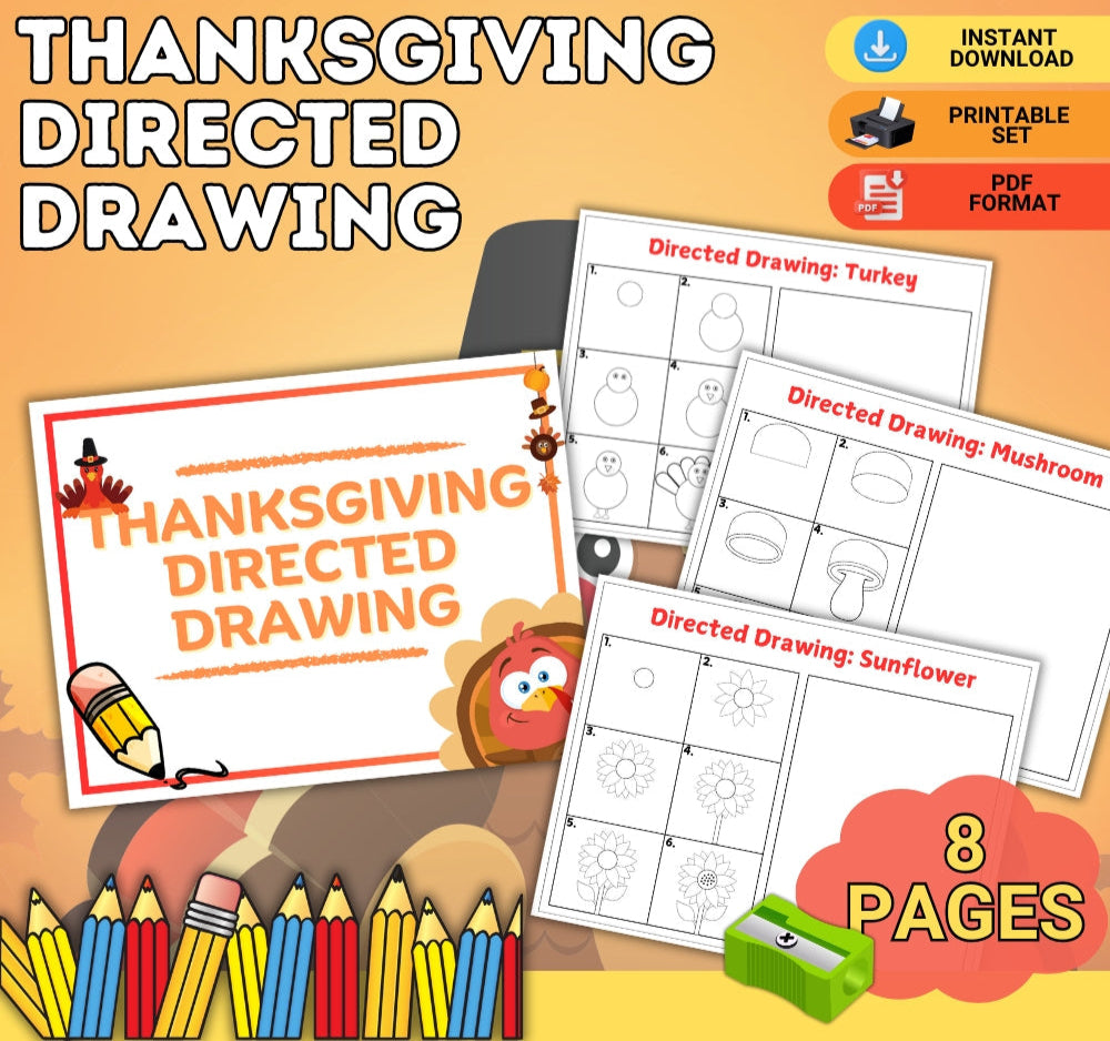 Thanksgiving Directed Drawing