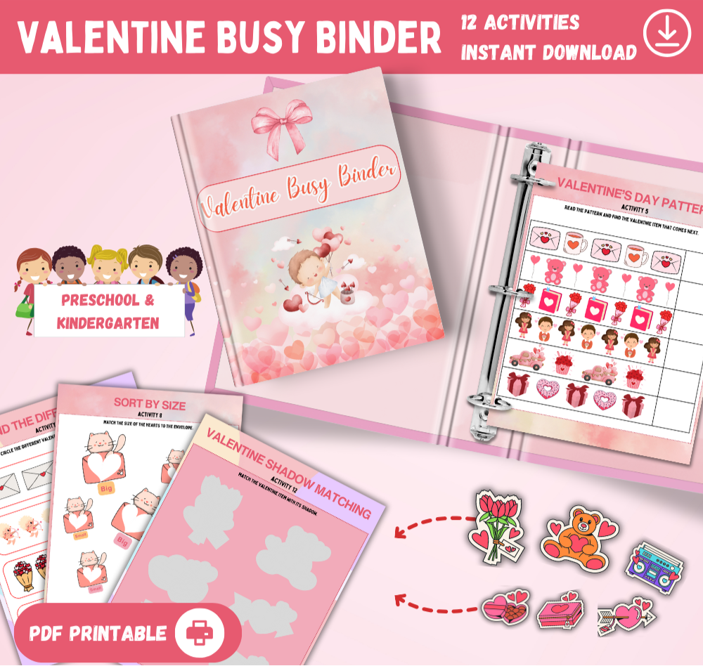 Valentine's Busy Binder