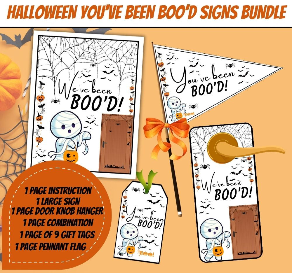 You've been Boo'd Sign Bundle
