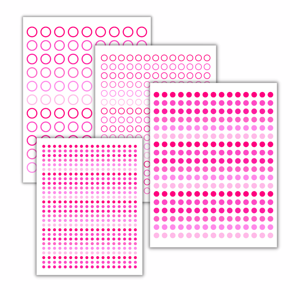 Pink Planner Stickers – 16 Page Printable Set
