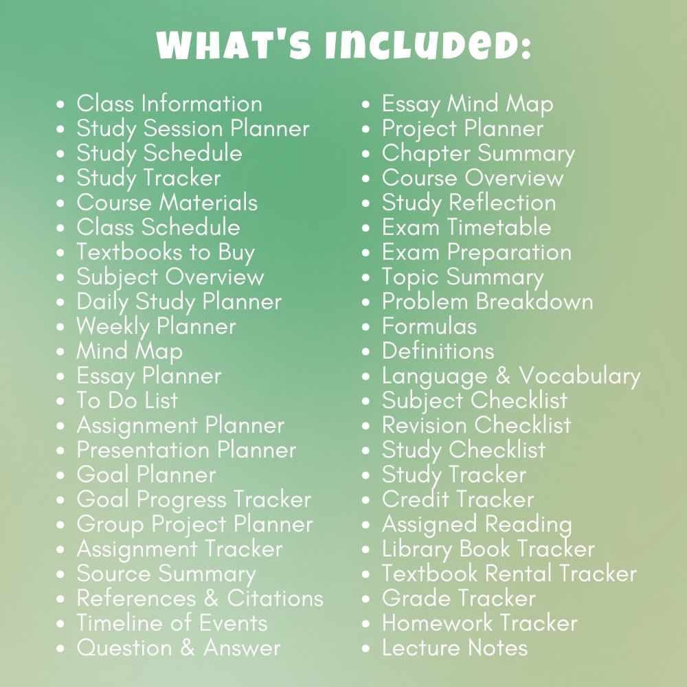 Orange Student Planner | Stay Focused Organized & Motivated