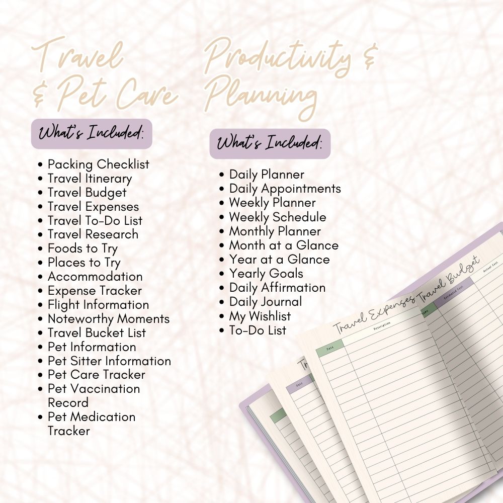 ADHD Planner | Flower Design for Focus Organization & Calm