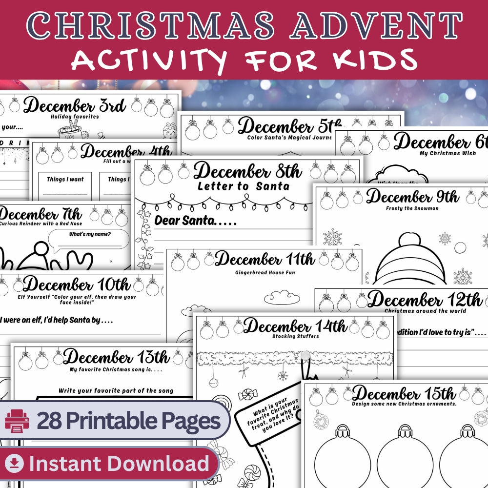 Christmas Advent Activity for Kids