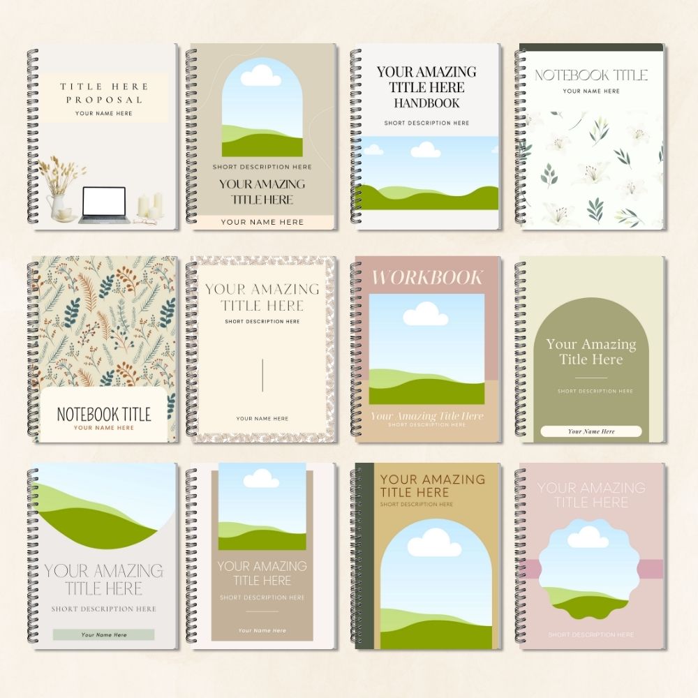 Cover Page Templates – 20 Editable PDF Designs