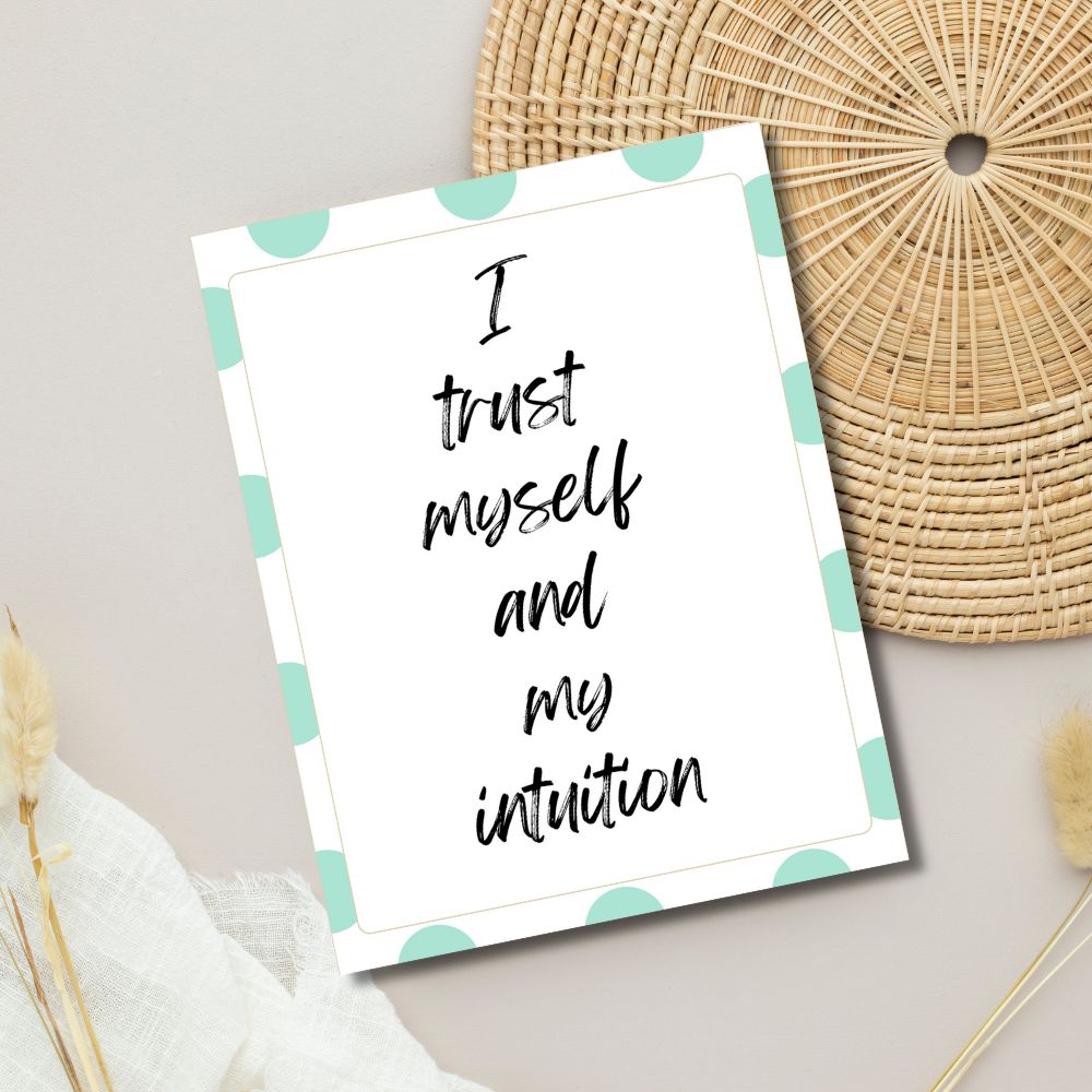 Green Affirmation Card Bundle