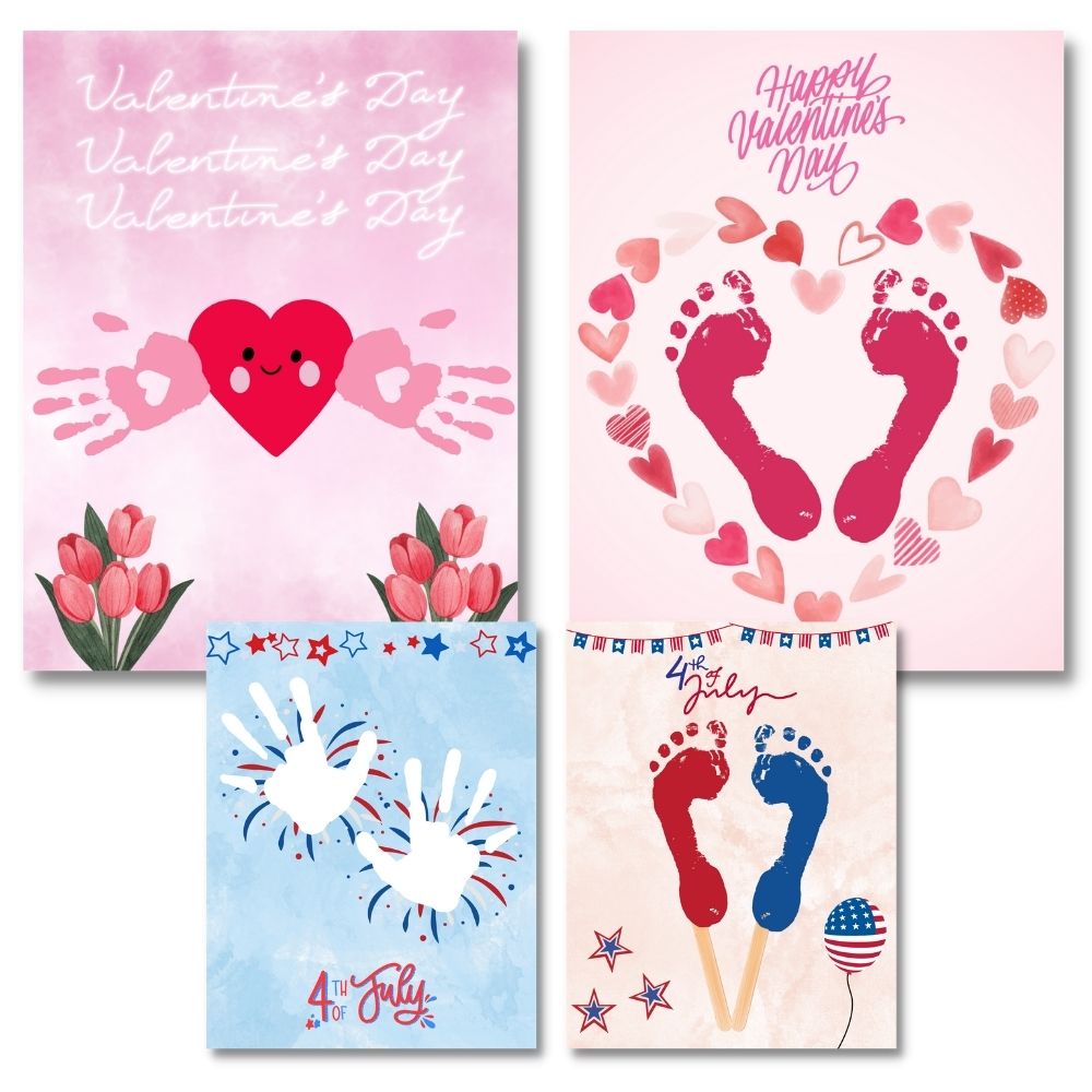Handprint & Footprint Crafts – Fun Kids Activity Pack