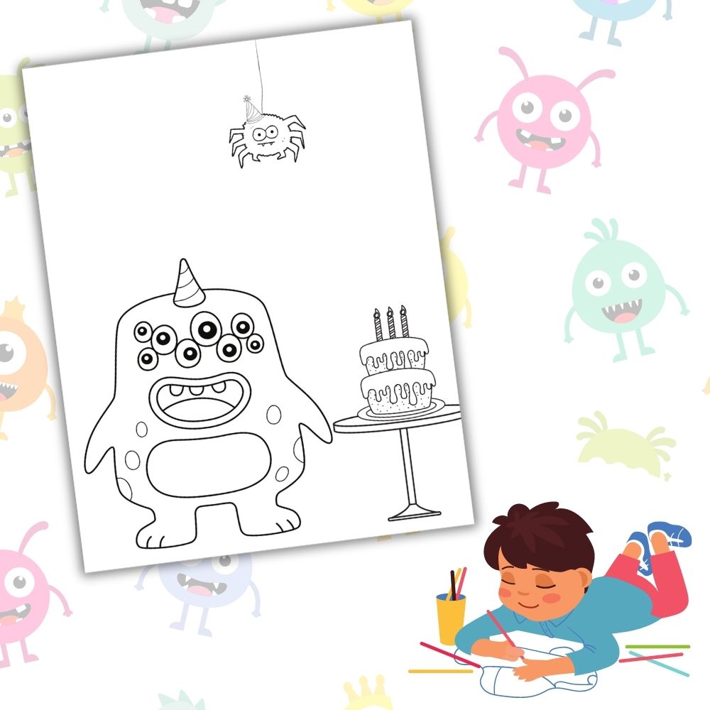 Kids Monster Coloring Pages – 25 Fun Printables