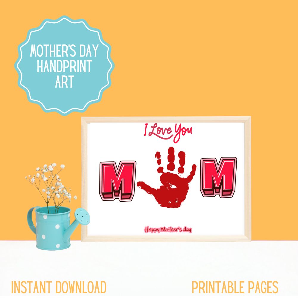 Mother's Day Handprint Art