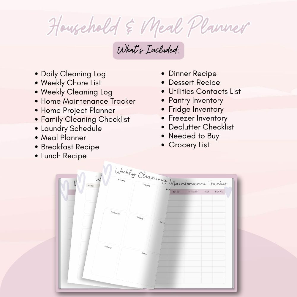 Pink ADHD Planner | Stay Focused Organized & Motivated