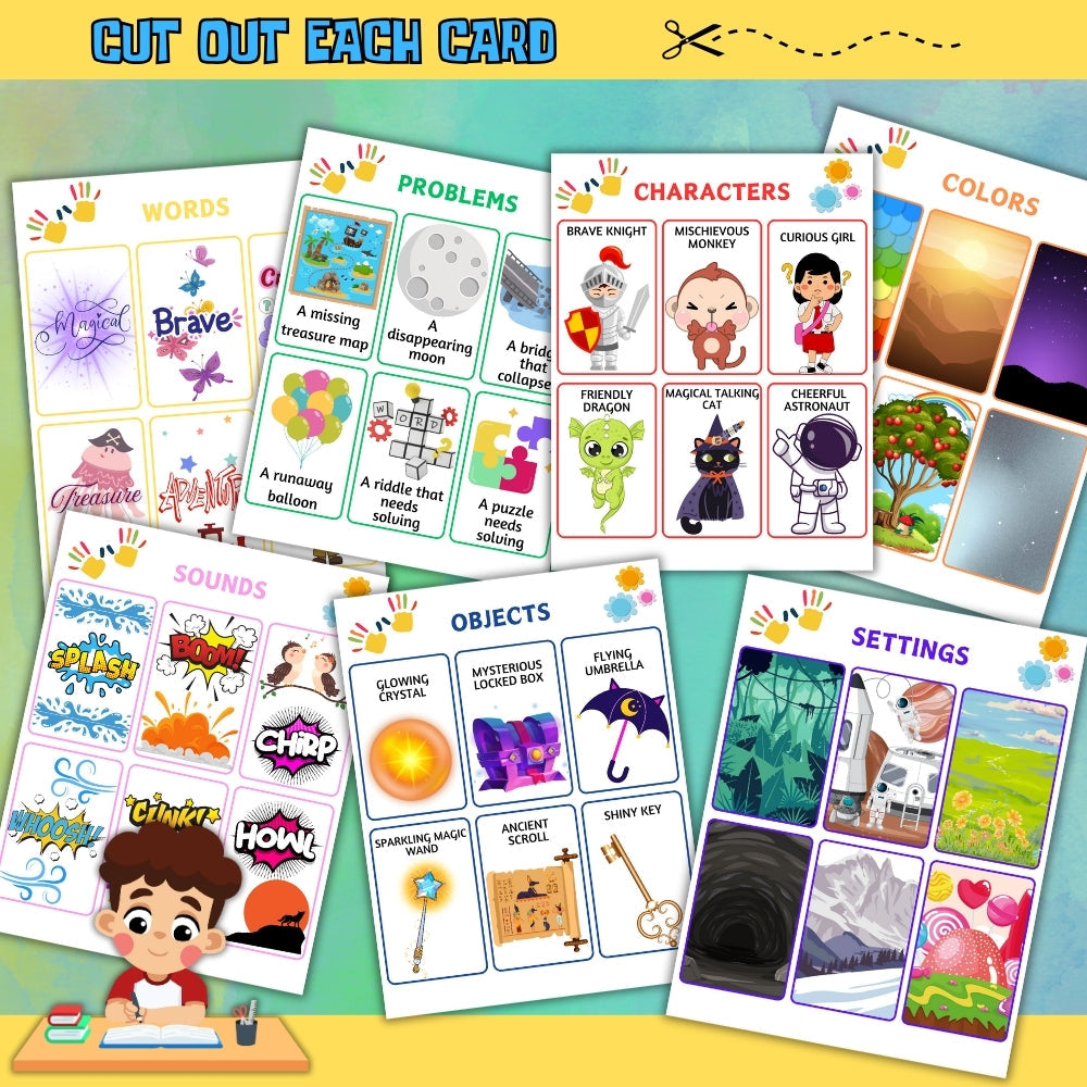 Story Writing Picture Prompts – Kids Printable Pack
