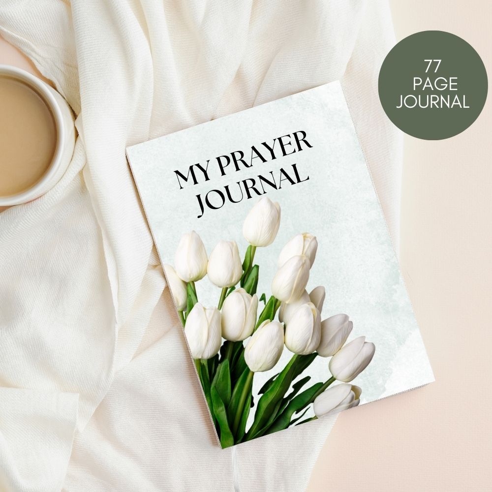 Green Prayer Journal – Printable Faith Planner PLR
