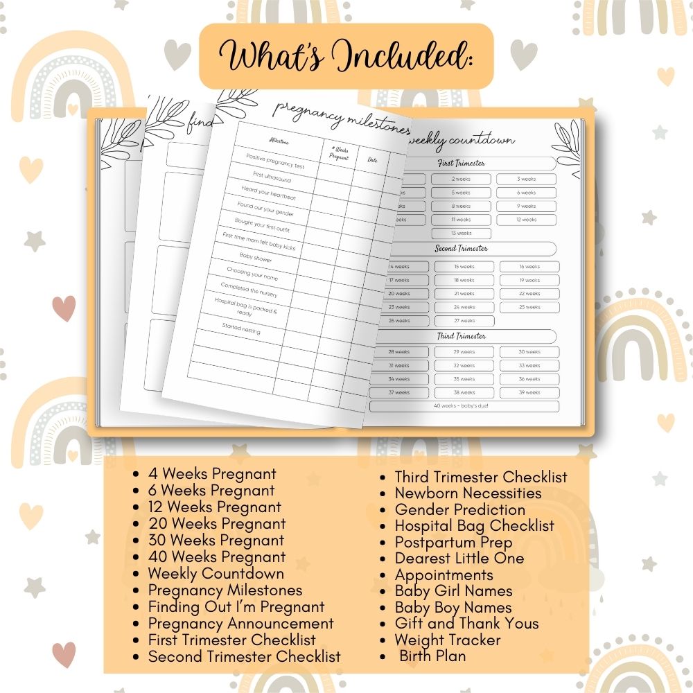 Pregnancy Planner – 79 Pages for Stress-Free Journey