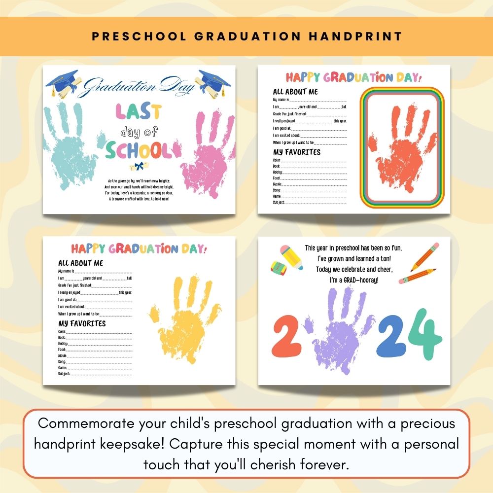 Preschool Graduation Bundle – Printable Celebration Kit