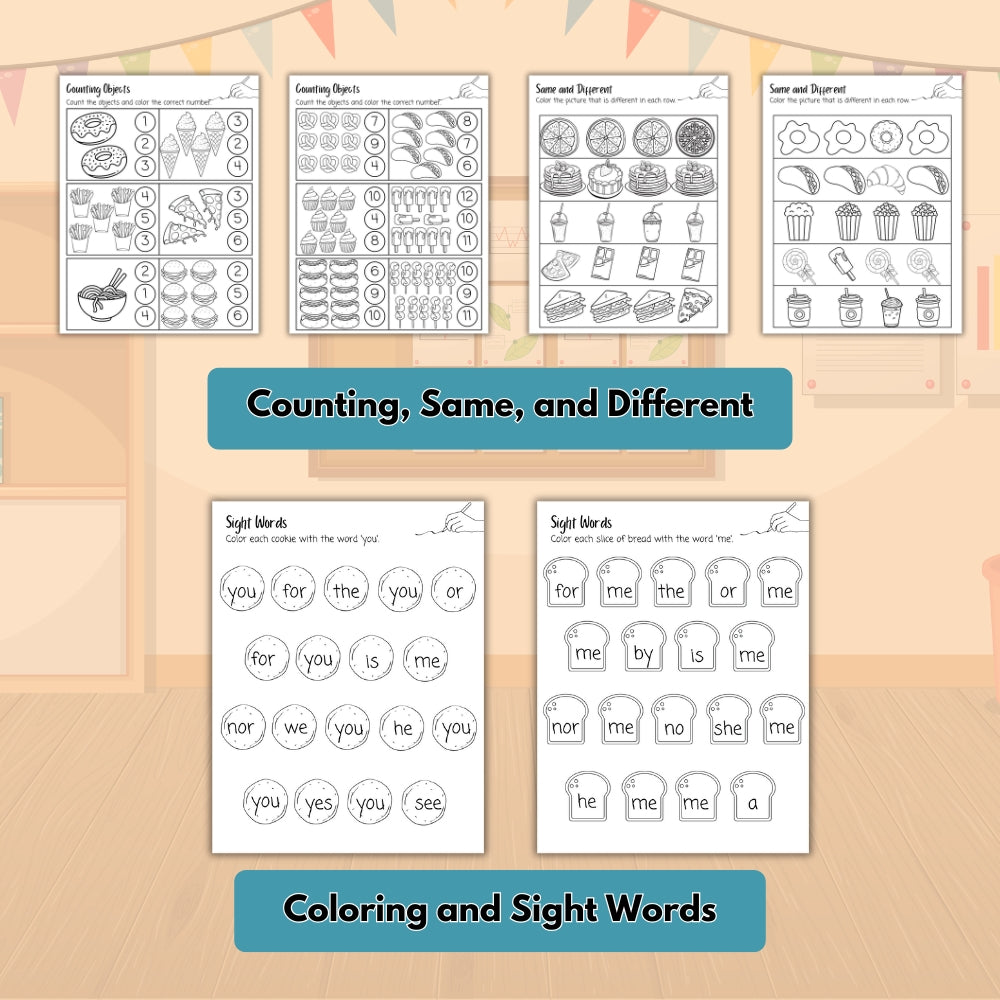 Preschool Worksheets – 30 Fun & Educational Printables