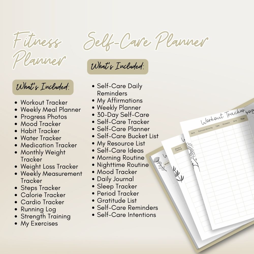 ADHD Planner With Floral Theme Design