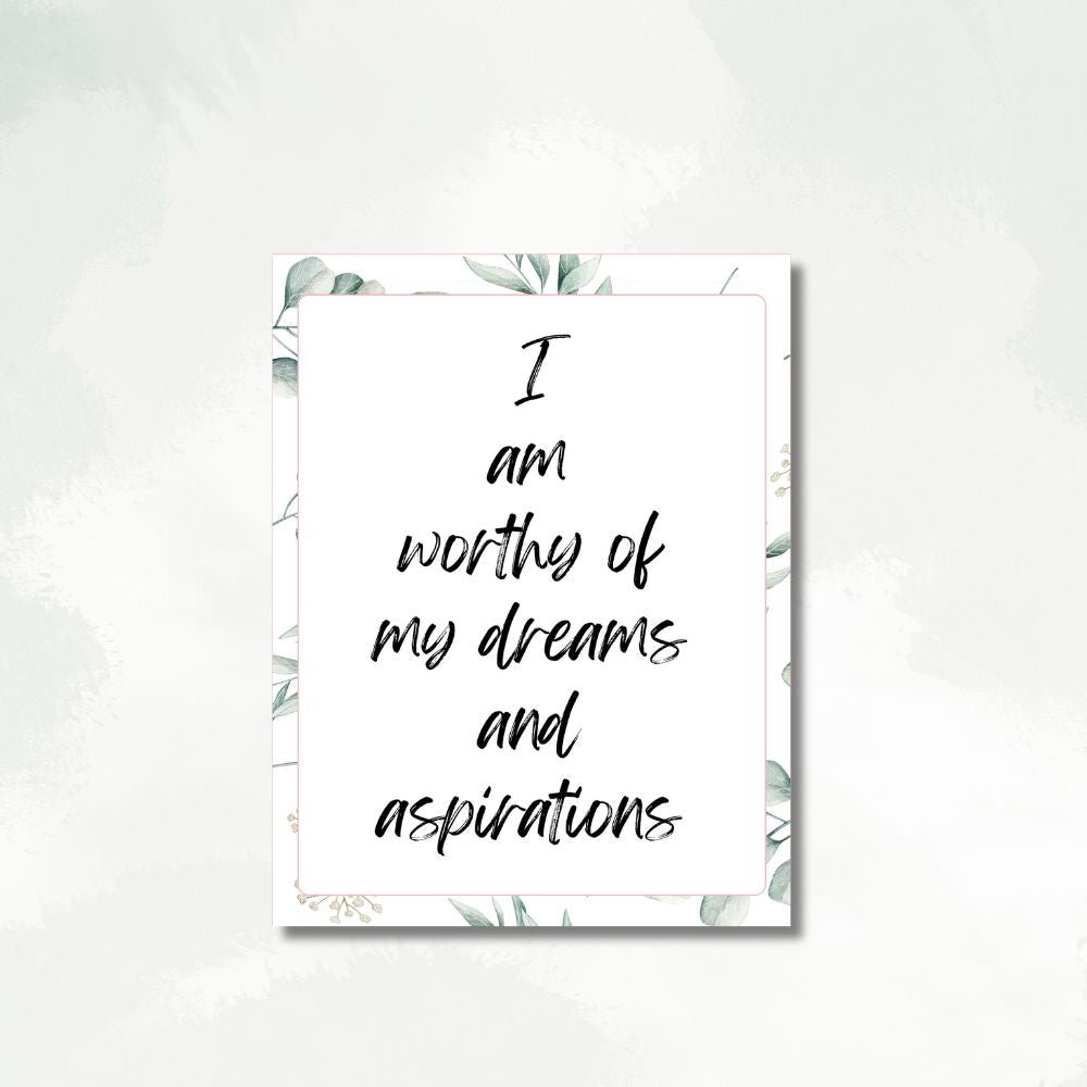 Green Affirmation Card Bundle