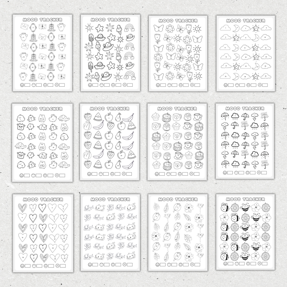 PLR Bullet Planner & Trackers | Editable Productivity Templates