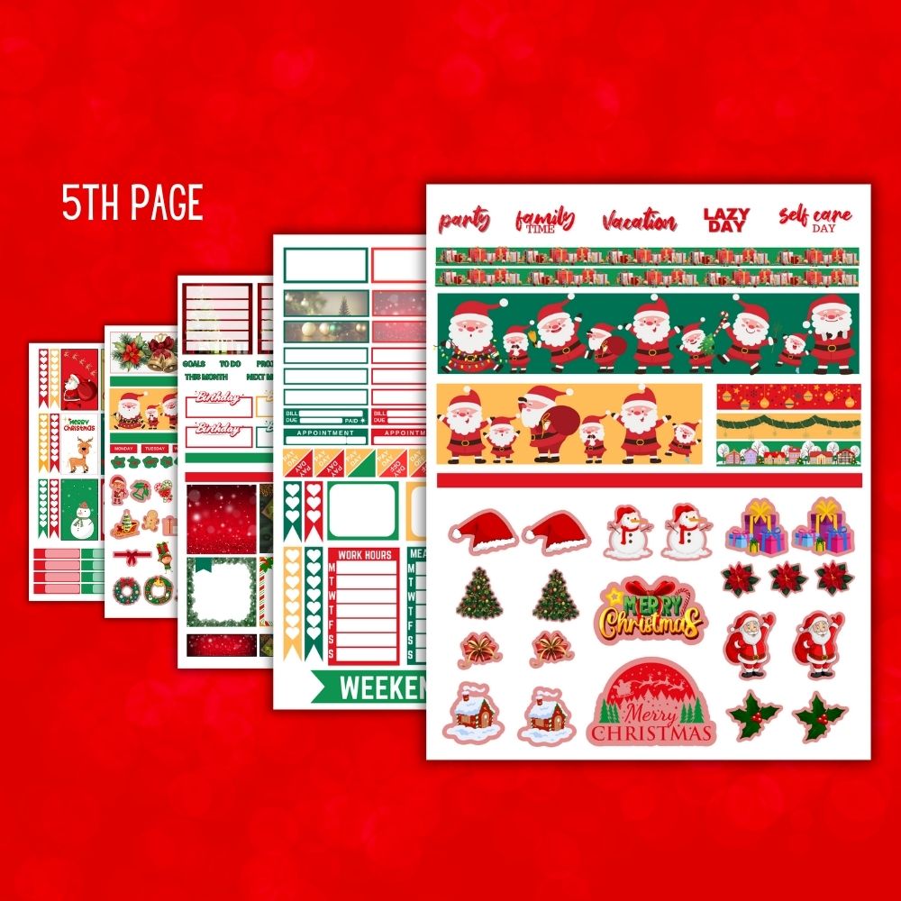 Christmas Planner Stickers – Holiday Printable Pack