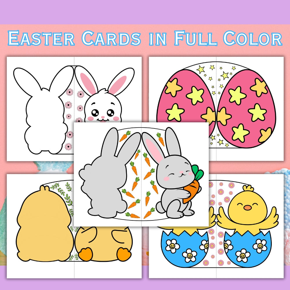 Printable Easter Cards – 10 Cute DIY Holiday Designs