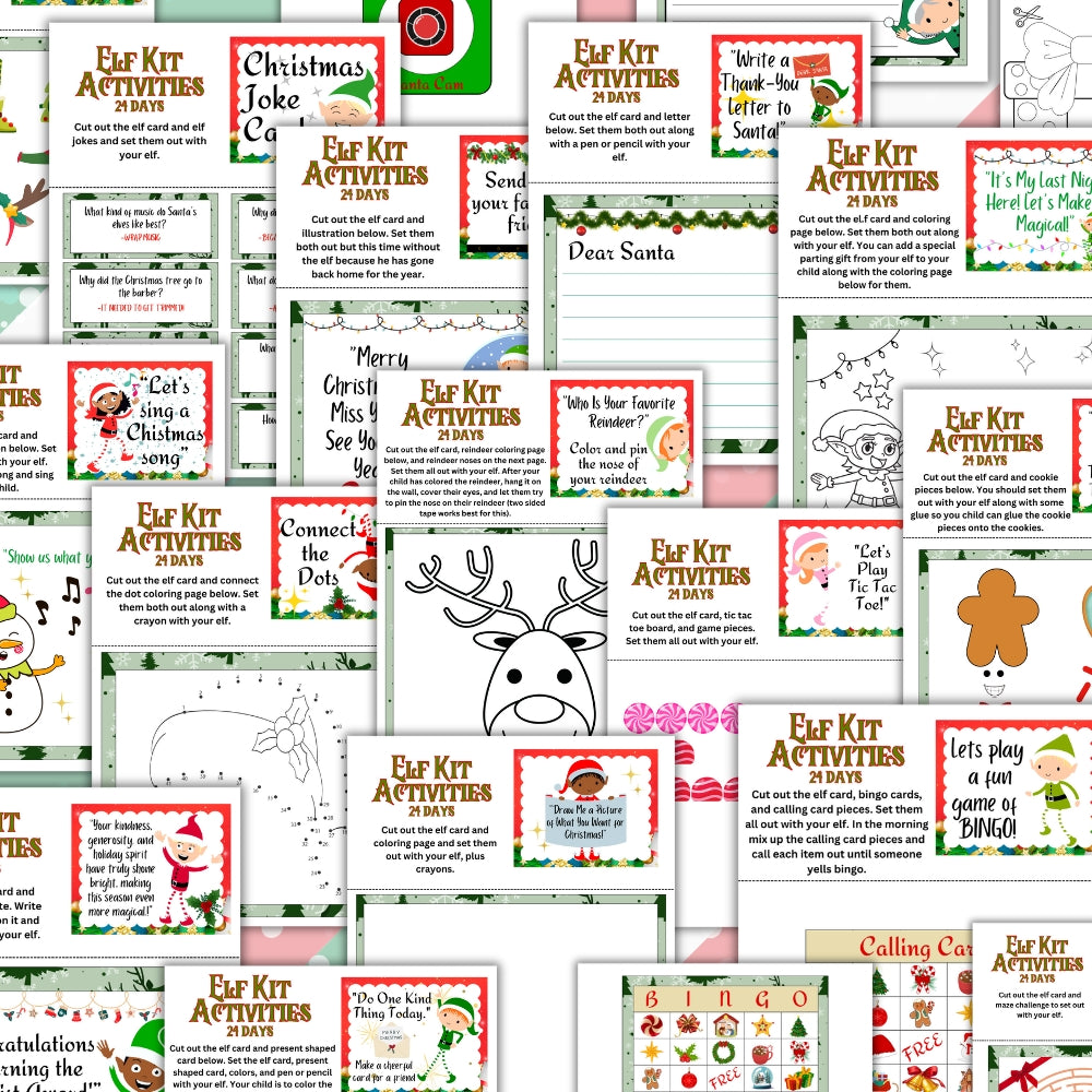 Printable Elf Bundle