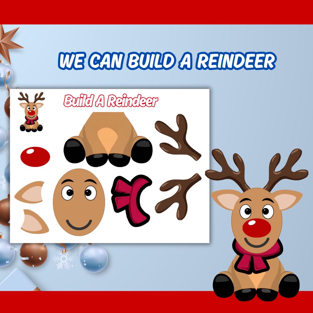 Printable Christmas Kid Craft Bundle – 10 Festive Pages