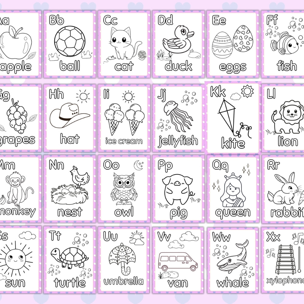 Purple Kids Chore Chart – Fun Printable Organizer