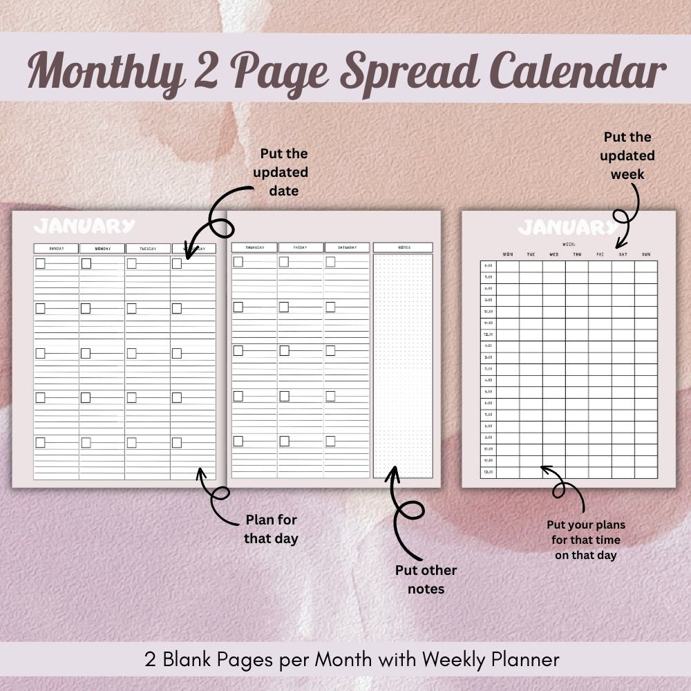 PTA Leader Planner in Rosy Brown | Organize Meetings & School Goals