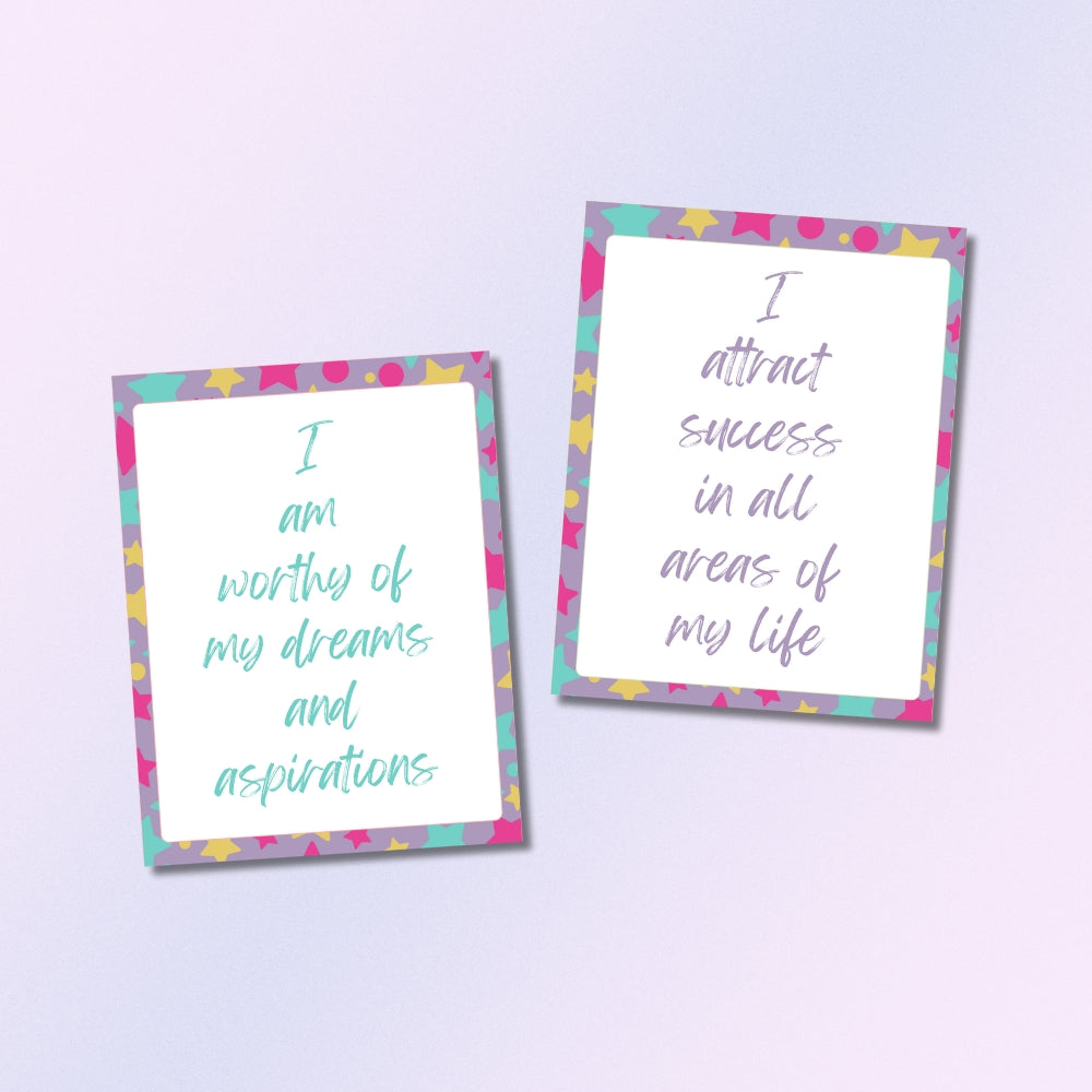 Affirmation Card Bundle Stars Design