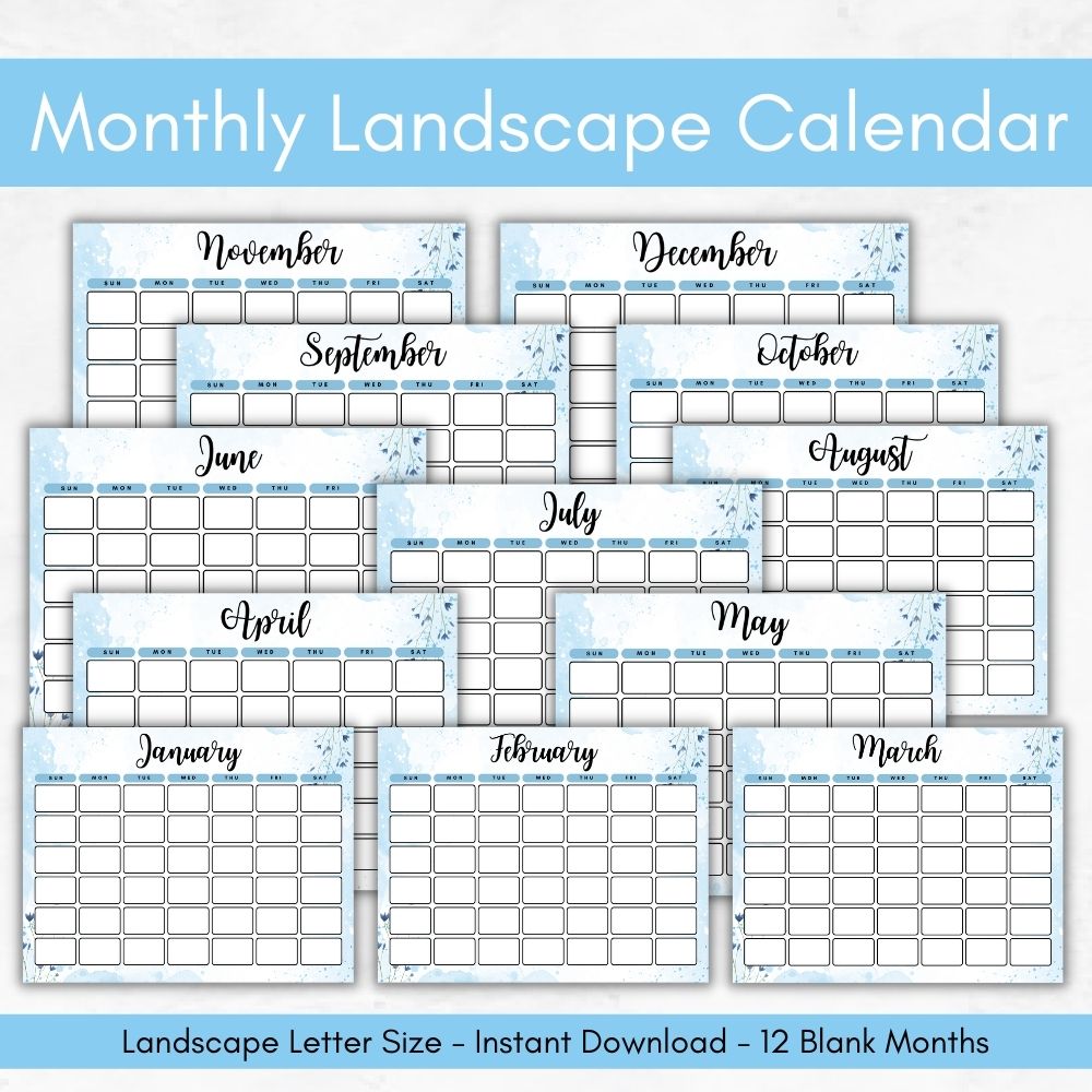 Blue Teacher Planner | Organize Lessons Schedules & Classroom Goals