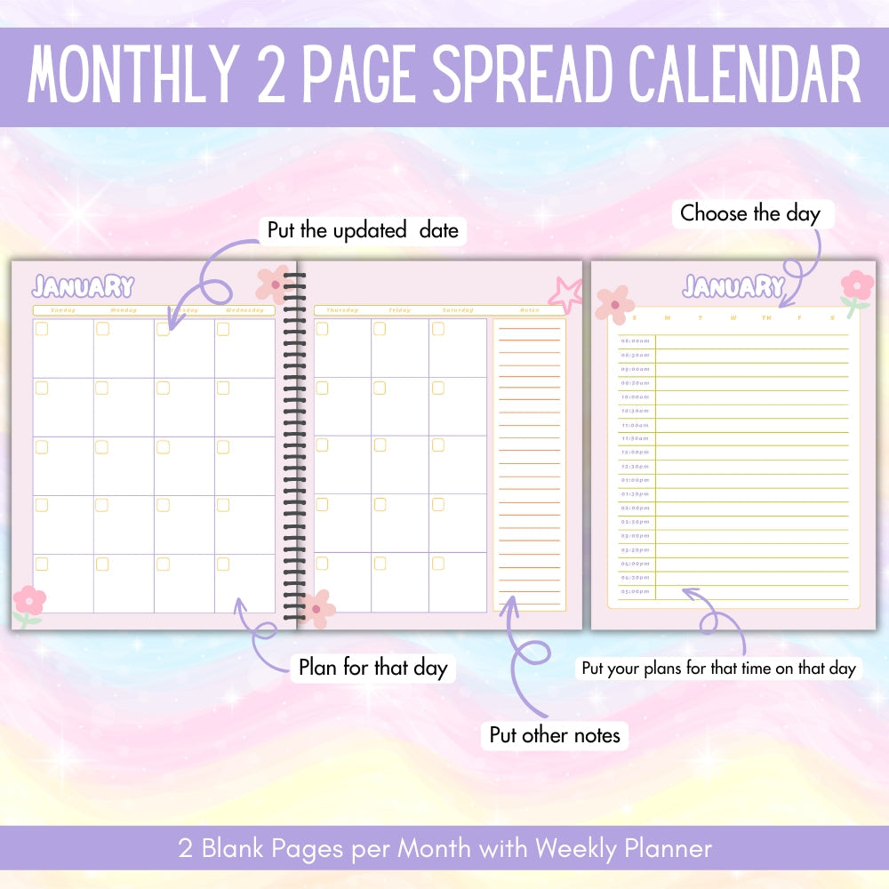 PLR Weekly Family Planner | Editable Printable Organizer