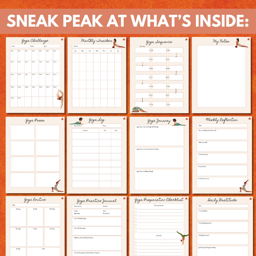 Digital Yoga Journal/Planner